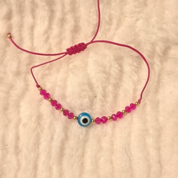 Evil Eye Bracelet 2 Bracelets String adjustable - Picture 2 of 2